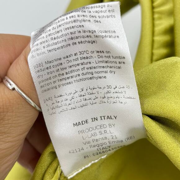 The Andamane | NWT Kendall Off Shoulder Capri Jumpsuit in Kiwi Lycra Catsuit XS - Picture 14 of 14